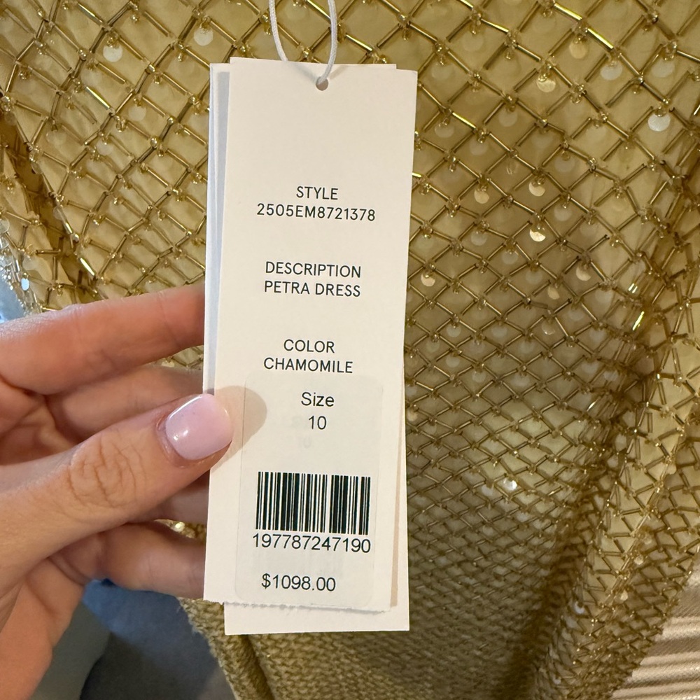 NWT Veronica Beard Beaded Petra Dress Sz 10 - Picture 4 of 5